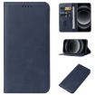 Xiaomi 14 Ultra Blue Leather Phone Case with Magnetic Closure - 1