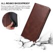 Xiaomi 14 Ultra Brown Leather Phone Case with Magnetic Closure - 5