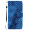 Tecno Camon 40 Pro 4G Embossed Leather Phone Case - Blue - 3