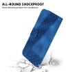 Tecno Camon 40 Pro 4G Embossed Leather Phone Case - Blue - 7