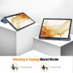 Samsung Galaxy Tab S9+ Lavender TPU Leather Case with Pen Slot - 6