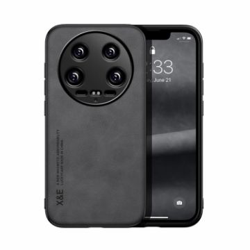 Xiaomi 14 Ultra Dark Grey Magnetic Leather Phone Case Skin Feel - 1