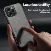 Xiaomi 14 Ultra Dark Grey Magnetic Leather Phone Case Skin Feel - 4