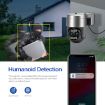ESCAM G03 2x4MP Dual Lens 8X Zoom WiFi Camera with Two-way Voice UK Plug - 7