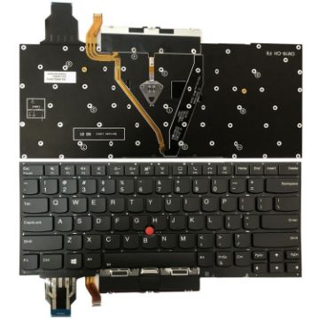 Lenovo ThinkPad X1 Yoga 4th Gen 20QF US Backlit Keyboard Black - 1