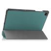 Samsung Galaxy Tab A9 Dark Green Leather 3-Fold Holder Case - 7