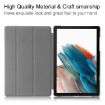 Samsung Galaxy Tab A9 Grey Leather 3-Fold Holder Case - 4