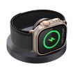 Apple Watch V17A Foldable Magnetic Wireless Charger - Black - 2