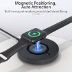 Apple Watch V17A Foldable Magnetic Wireless Charger - Black - 4