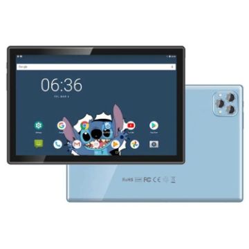 BDF P50 10.1" 4G LTE Tablet, 8GB+128GB, Android 11, Dual SIM, Blue - 1