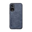 OPPO A78 4G Blue Magnetic Leather Back Case - Skin Feel - 2