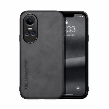 OPPO Reno10/Reno10 Pro Global Magnetic Leather Phone Case Dark Grey - 1