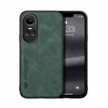 OPPO Reno10/Reno10 Pro Green Magnetic Leather Back Case - Global Skin Feel - 1