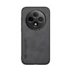 OPPO Reno12 F 5G Dark Grey Magnetic Leather Phone Case Skin Feel - 2
