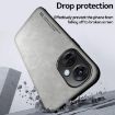 OPPO Reno12 F 5G Dark Grey Magnetic Leather Phone Case Skin Feel - 7