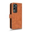 OPPO A5 5G Brown Magnetic Flip Leather Phone Case - Global Skin Feel - 3