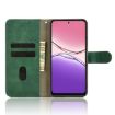 OPPO A5x 5G/4G Green Magnetic Flip Leather Phone Case Skin Feel - 4