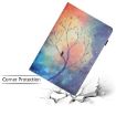 Samsung Galaxy Tab A 10.1 2019 Leather Case - Oil Painting Tree Design - 8