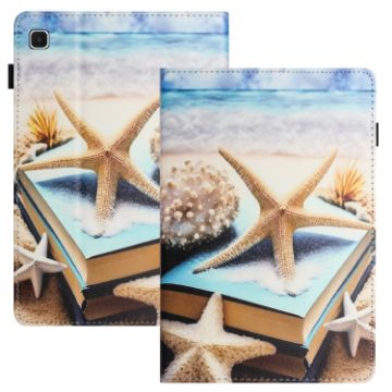 Samsung Galaxy Tab A 10.1 2019 Litchi Leather Tablet Case - Starfish - 1