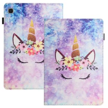 Samsung Galaxy Tab A 10.1 2019 Litchi Leather Case (Smiling Face) - 1
