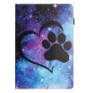 Samsung Galaxy Tab S5e Litchi Texture Leather Case (Footprint) - 2