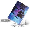 Samsung Galaxy Tab S5e Litchi Texture Leather Case (Footprint) - 8