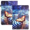 Samsung Galaxy Tab S5e Litchi Texture Leather Case - Butterfly Design - 1