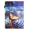 Samsung Galaxy Tab S5e Litchi Texture Leather Case - Butterfly Design - 3