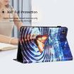 Samsung Galaxy Tab S5e Litchi Texture Leather Case - Butterfly Design - 7
