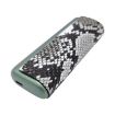 IQOS ILUMA Prime PU Leather Case - Snake Pattern Grey White Cover - 3