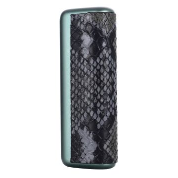 IQOS ILUMA Prime PU Leather Case - Snake Pattern Dark Grey Cover - 1