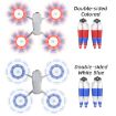 DJI Air 3 8747F Low Noise Quick-release Propellers, 1 Pair Silver Tip - 7