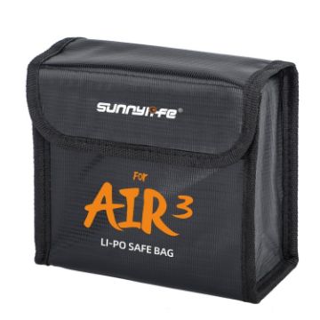 DJI Air 3 Sunnylife Battery Explosion-proof Safe Bag for 3 Li-Po Batteries - 1