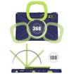 Samsung Galaxy Tab S9/S8/S7 Silicone Hybrid Case with Holder & Strap - 3