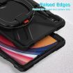 Samsung Galaxy Tab S9/S8/S7 Silicone Hybrid Case with Holder & Strap - 7