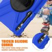 Samsung Galaxy Tab S9+/S8+ Rugged Case with Rotatable Kickstand - Blue - 3