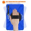 Samsung Galaxy Tab S9+/S8+ Rugged Case with Rotatable Kickstand - Blue - 5