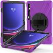 Samsung Galaxy Tab S9+/S8+ Rugged Case with Rotatable Kickstand - Purple - 1