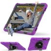 Samsung Galaxy Tab S9+/S8+ Rugged Case with Rotatable Kickstand - Purple - 6