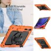 Samsung Galaxy Tab S10+/S9+/S9 FE+ Silicone Hybrid Case Orange/Black - 4