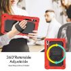 Samsung Galaxy Tab S10+/S9+/S9 FE+ Red+Black Silicone Hybrid Case - 3
