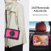 Samsung Galaxy Tab S10+/S9+/S9 FE+ Silicone Hybrid Case Black/Rose Red - 6