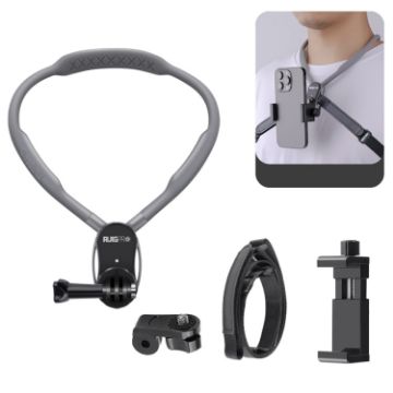 RUIGPRO Lazy Neck Bracket POV Mount with Phone Clamp & Adapter - 1