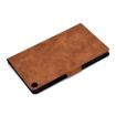 Cowhide Texture Leather Case for Samsung Galaxy Tab A 8.0 (2019) - Brown - 8
