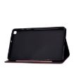 Samsung Galaxy Tab A 8.0 (2019) Red Leather Flip Case with Card Slots - 5