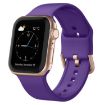 Apple Watch Ultra 49mm Purple Silicone Pin Buckle Band - 1