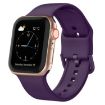 Apple Watch Series 8 41mm Dark Purple Silicone Pin Buckle Band - 1