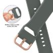 Apple Watch Series 8 45mm Olive Silicone Pin Buckle Band - 3