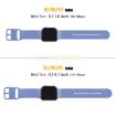 Apple Watch SE 2022 44mm Cyan Blue Silicone Pin Buckle Band - 2