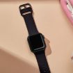 Apple Watch Series 7 41mm Black Silicone Pin Buckle Band - 4